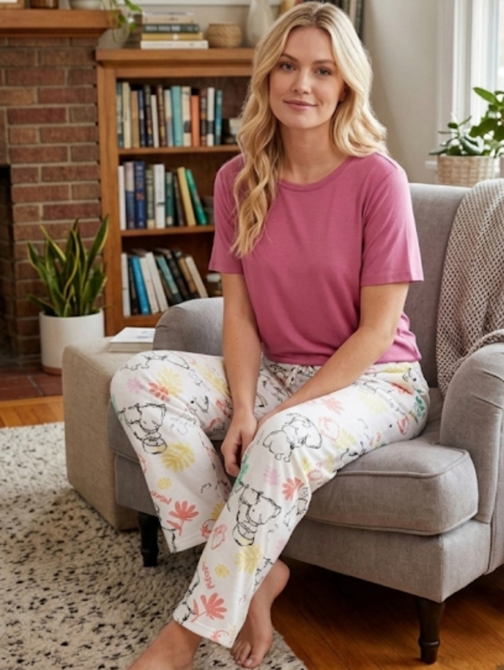 2X 18W-20W Winnie The Pooh Lounge Pants New